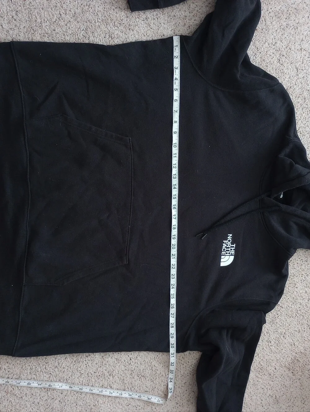 The North Face Black & White Hoodie Men's Size XXXL Never Stop Exploring